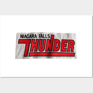 Niagara Falls Thunder OHL Hockey Team Jersey Logo Posters and Art